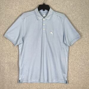 Tommy Bahama Shirt Mens Small Polo‎ Striped Performance Active Cotton Poly $110